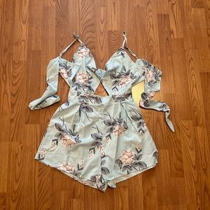 Shein floral romper
